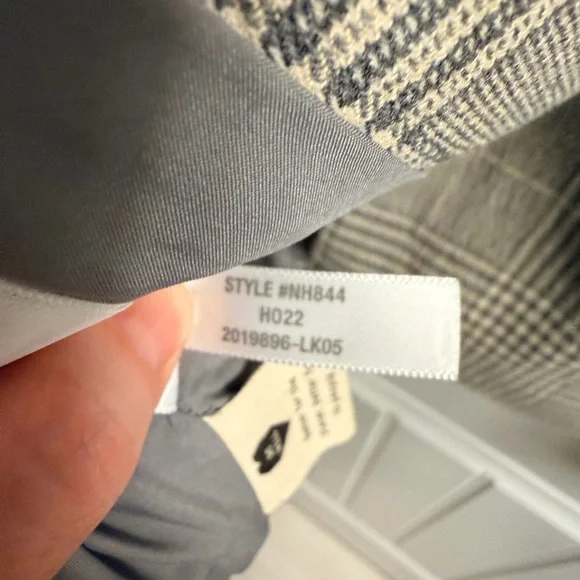 Madewell The Dorset Blazer in Galloway Plaid Grey and White size XS - Picture 13 of 13